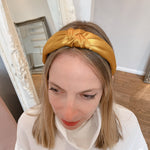 Load image into Gallery viewer, QueenMee Gold Knot Headband
