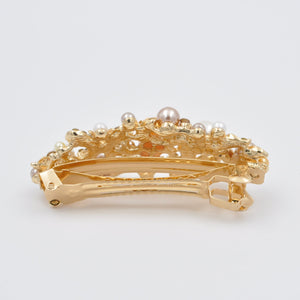 QueenMee Gold Pearl Hair Clip