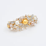 Load image into Gallery viewer, QueenMee Gold Pearl Hair Clip
