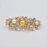 Load image into Gallery viewer, QueenMee Gold Pearl Hair Clip
