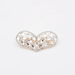 Load image into Gallery viewer, QueenMee Heart Hair Clip in Crystal
