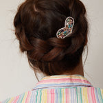 Load image into Gallery viewer, QueenMee Heart Hair Clip in Crystal
