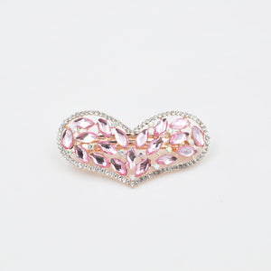 QueenMee Heart Hair Clip in Crystal