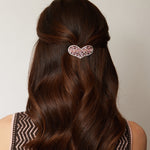 Load image into Gallery viewer, QueenMee Heart Hair Clip in Crystal
