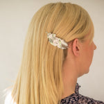 Load image into Gallery viewer, QueenMee Leaf Hair Barrette
