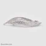 Load image into Gallery viewer, QueenMee Leaf Hair Clip in Gold or Silver
