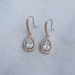 Load image into Gallery viewer, QueenMee Long Drop Earrings Diamante Earrings
