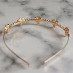 Load image into Gallery viewer, QueenMee Pearl Gold Headband
