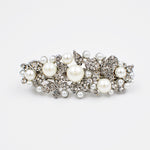 Load image into Gallery viewer, QueenMee Pearl Hair Clip with Crystal
