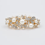 Load image into Gallery viewer, QueenMee Pearl Hair Clip with Crystal
