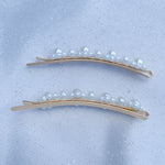 Load image into Gallery viewer, QueenMee Pearl Hair Grips Set of 2
