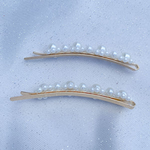 QueenMee Pearl Hair Grips Set of 2