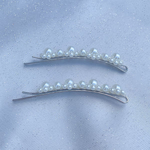 QueenMee Pearl Hair Grips Set of 2