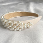 Load image into Gallery viewer, QueenMee Pearl Headband Woven
