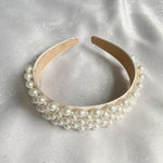 Load image into Gallery viewer, QueenMee Pearl Headband Woven
