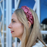 Load image into Gallery viewer, QueenMee Pink Headband Braided
