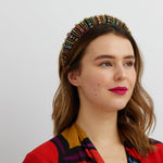 Load image into Gallery viewer, QueenMee Rainbow Headband Padded with Crystal
