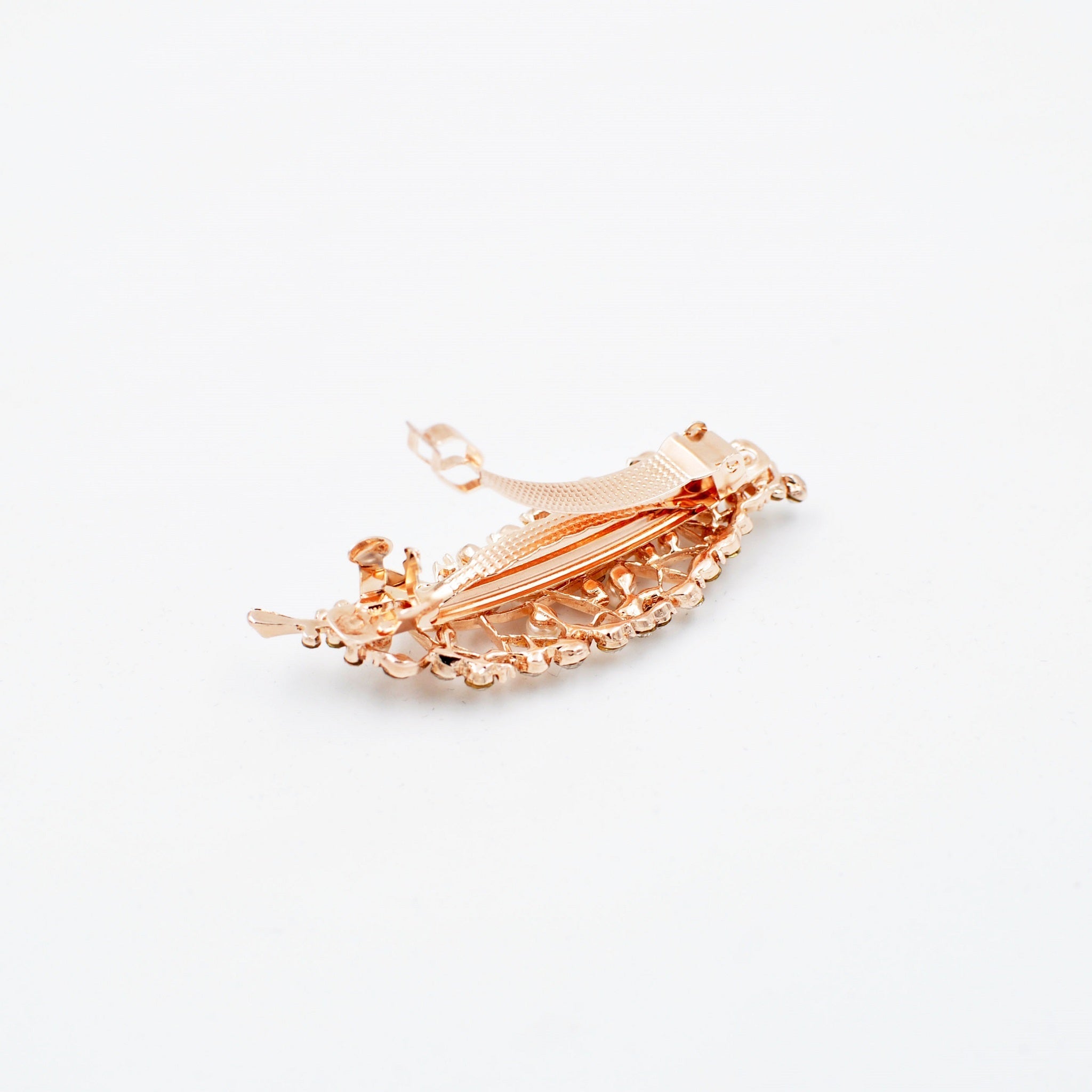 QueenMee Rose Gold Pearl Hair Clip