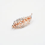 Load image into Gallery viewer, QueenMee Rose Gold Pearl Hair Clip
