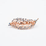 Load image into Gallery viewer, QueenMee Rose Gold Pearl Hair Clip
