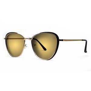 Ruby Rocks 'Sam Jo' Cateye Sunglasses In Gold 