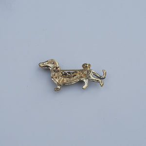 QueenMee Sausage Dog Brooch Dachshund Brooch