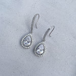 Load image into Gallery viewer, QueenMee Long Drop Earrings Diamante Earrings
