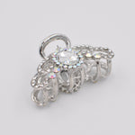 Load image into Gallery viewer, QueenMee Silver Hair Claw with Diamante
