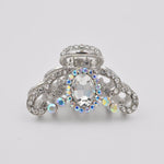 Load image into Gallery viewer, QueenMee Silver Hair Claw with Diamante
