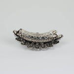 Load image into Gallery viewer, QueenMee Silver Hair Clip with Rhinestones
