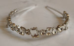 Load image into Gallery viewer, QueenMee Silver Headband with Crystal
