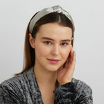 Load image into Gallery viewer, QueenMee Silver Knot Headband
