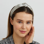 Load image into Gallery viewer, QueenMee Silver Knot Headband
