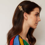 Load image into Gallery viewer, QueenMee Star Hair Clip in Silver or Gold Star Barrette
