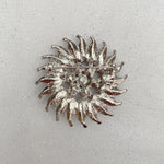 Load image into Gallery viewer, QueenMee Sunflower Brooch with Pearl and Crystal in Silver or Gold
