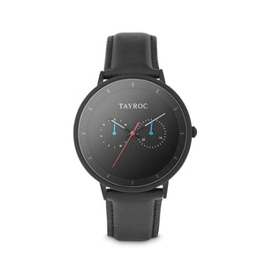 Tayroc Holte 42mm Multi Function Sports Watch BLACK/BLACK 