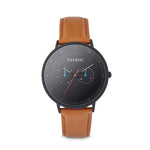 Load image into Gallery viewer, Tayroc Holte 42mm Multi Function Sports Watch BLACK/TAN 
