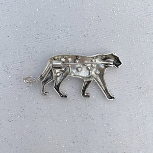 QueenMee Tiger Brooch Silver Brooch