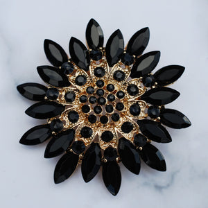 QueenMee Vintage Brooch Large with Crystal