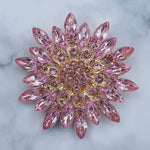 Load image into Gallery viewer, QueenMee Vintage Brooch Large with Crystal
