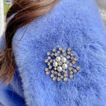 Load image into Gallery viewer, QueenMee Vintage Brooch with Pearl and Crystal - As Seen with Gok
