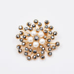 Load image into Gallery viewer, QueenMee Vintage Brooch with Pearl and Crystal - As Seen with Gok
