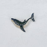 Load image into Gallery viewer, QueenMee Whale Brooch Animal Brooch Whale Jewellery Whale Pin
