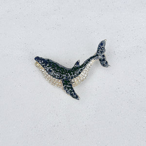 QueenMee Whale Brooch Animal Brooch Whale Jewellery Whale Pin